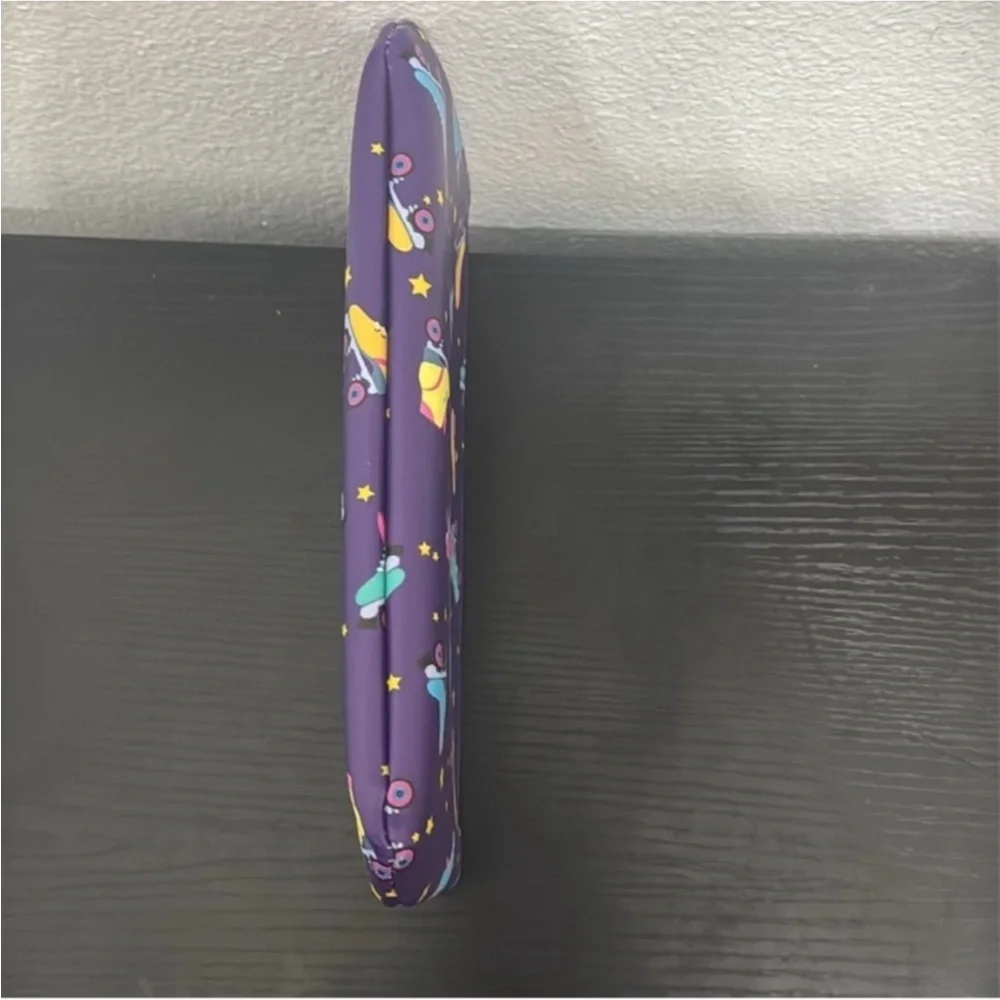 New authentic Anna Sui signature roller skate designer cosmetic bag